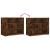 Dulap de perete, stejar fumuriu, 75x35x60 cm, lemn prelucrat GartenMobel Dekor