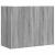 Dulap de perete, gri sonoma, 75x35x60 cm, lemn compozit GartenMobel Dekor