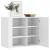 Dulap de perete, alb, 75x35x60 cm, lemn prelucrat GartenMobel Dekor
