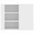 Dulap de perete, alb, 75x35x60 cm, lemn prelucrat GartenMobel Dekor