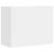 Dulap de perete, alb, 75x35x60 cm, lemn prelucrat GartenMobel Dekor