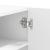 Dulap de perete, alb, 75x35x60 cm, lemn prelucrat GartenMobel Dekor