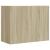 Dulap de perete, stejar sonoma, 75x35x60 cm, lemn prelucrat GartenMobel Dekor