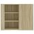 Dulap de perete, stejar sonoma, 75x35x60 cm, lemn prelucrat GartenMobel Dekor