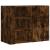 Dulap de perete, stejar fumuriu, 75x35x60 cm, lemn prelucrat GartenMobel Dekor