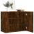 Dulap de perete, stejar fumuriu, 75x35x60 cm, lemn prelucrat GartenMobel Dekor
