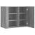 Dulap de perete, gri sonoma, 75x35x60 cm, lemn compozit GartenMobel Dekor