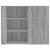 Dulap de perete, gri sonoma, 75x35x60 cm, lemn compozit GartenMobel Dekor