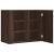 Dulap de perete, stejar maro, 75x35x60 cm, lemn compozit GartenMobel Dekor