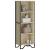 Bibliotecă, stejar sonoma, 50x31x137,5 cm, lemn prelucrat GartenMobel Dekor