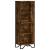 Bibliotecă, stejar fumuriu, 50x31x137,5 cm, lemn prelucrat GartenMobel Dekor