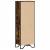 Bibliotecă, stejar fumuriu, 50x31x137,5 cm, lemn prelucrat GartenMobel Dekor