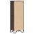 Bibliotecă, stejar maro, 50x31x137,5 cm, lemn prelucrat GartenMobel Dekor