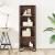 Bibliotecă, stejar maro, 50x31x137,5 cm, lemn prelucrat GartenMobel Dekor