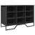 Pantofar, negru, 90x38x61,5 cm, lemn prelucrat GartenMobel Dekor