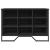 Pantofar, negru, 90x38x61,5 cm, lemn prelucrat GartenMobel Dekor