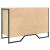 Pantofar, stejar sonoma, 90x38x61,5 cm, lemn prelucrat GartenMobel Dekor