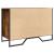 Pantofar, stejar fumuriu, 90x38x61,5 cm, lemn prelucrat GartenMobel Dekor