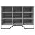 Pantofar, gri sonoma, 90x38x61,5 cm, lemn prelucrat GartenMobel Dekor