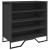Pantofar, negru, 80x38x78 cm, lemn prelucrat GartenMobel Dekor