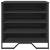 Pantofar, negru, 80x38x78 cm, lemn prelucrat GartenMobel Dekor
