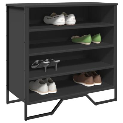 Pantofar, negru, 80x38x78 cm, lemn prelucrat GartenMobel Dekor