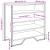 Pantofar, stejar sonoma, 80x38x78 cm, lemn prelucrat GartenMobel Dekor