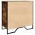 Pantofar, stejar fumuriu, 80x38x78 cm, lemn compozit GartenMobel Dekor