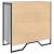 Pantofar, gri sonoma, 80x38x78 cm, lemn compozit GartenMobel Dekor