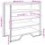 Pantofar, gri sonoma, 80x38x78 cm, lemn compozit GartenMobel Dekor
