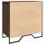 Pantofar, stejar maro, 80x38x78 cm, lemn prelucrat GartenMobel Dekor