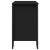 Dulap pentru chiuvetă baie, negru, 60x35x60 cm, lemn prelucrat GartenMobel Dekor
