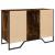 Dulap chiuvetă baie, stejar fumuriu, 91x35x60 cm lemn prelucrat GartenMobel Dekor