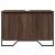 Dulap chiuvetă de baie, stejar maro, 91x35x60 cm lemn prelucrat GartenMobel Dekor