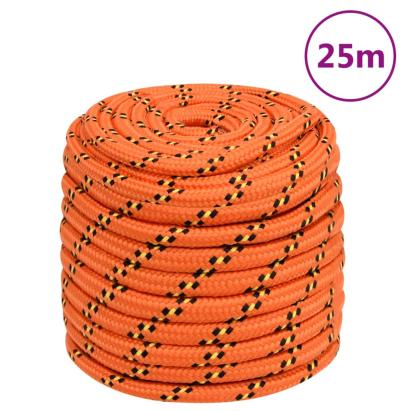 Frânghie de barcă, portocaliu, 18 mm, 25 m, polipropilenă GartenMobel Dekor