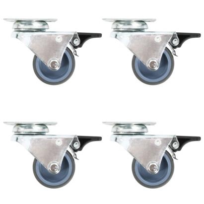 Roți pivotante duble, 8 buc., 50 mm GartenMobel Dekor
