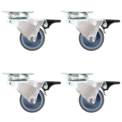 Roți pivotante duble, 16 buc., 50 mm GartenMobel Dekor