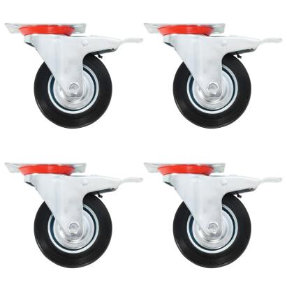 Roți pivotante, 16 buc., 100 mm GartenMobel Dekor