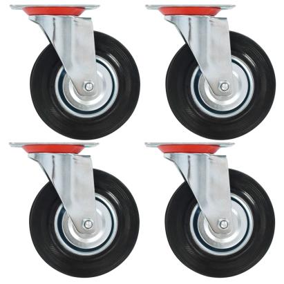 Roți pivotante, 8 buc., 125 mm GartenMobel Dekor