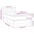Pat box spring cu saltea, negru, 80x200 cm, textil GartenMobel Dekor