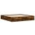 Cadru de pat cu sertare stejar fumuriu 200x200cm lemn prelucrat GartenMobel Dekor