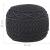 Taburet puf macrame lucrat manual, antracit, 45x30 cm, bumbac GartenMobel Dekor