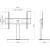 Suport TV piedestal, ecran 37-55 inchi Max VESA 600x400 mm 40kg GartenMobel Dekor