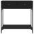 Masă consolă, negru, 75x34,5x75 cm, lemn prelucrat GartenMobel Dekor