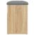 Bancă de pantofi stejar sonoma 82x32x45,5 cm lemn prelucrat GartenMobel Dekor