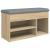Bancă de pantofi stejar sonoma 82x32x45,5 cm lemn prelucrat GartenMobel Dekor