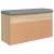 Bancă de pantofi stejar sonoma 82x32x45,5 cm lemn prelucrat GartenMobel Dekor