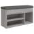 Bancă de pantofi, gri sonoma, 82x32x45,5 cm, lemn prelucrat GartenMobel Dekor