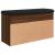 Bancă de pantofi, stejar maro, 82x32x45,5 cm, lemn prelucrat GartenMobel Dekor