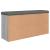 Bancă de pantofi, gri sonoma, 102x32x50 cm, lemn prelucrat GartenMobel Dekor